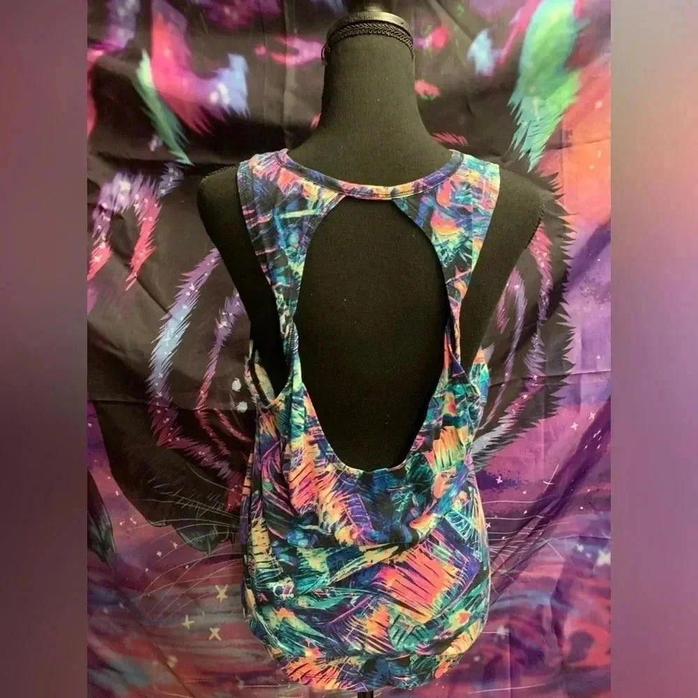 Designer Vibrant Colorful Tank Top - Perfect for Summer Size S / US 4 / IT 40 - 2 Thumbnail