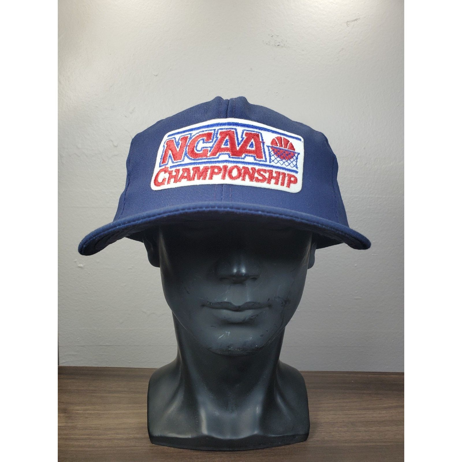NCAA × Vintage NCAA Basketball Championship Hat Snapback Cap USA AJD Brand Size ONE SIZE - 3 Thumbnail