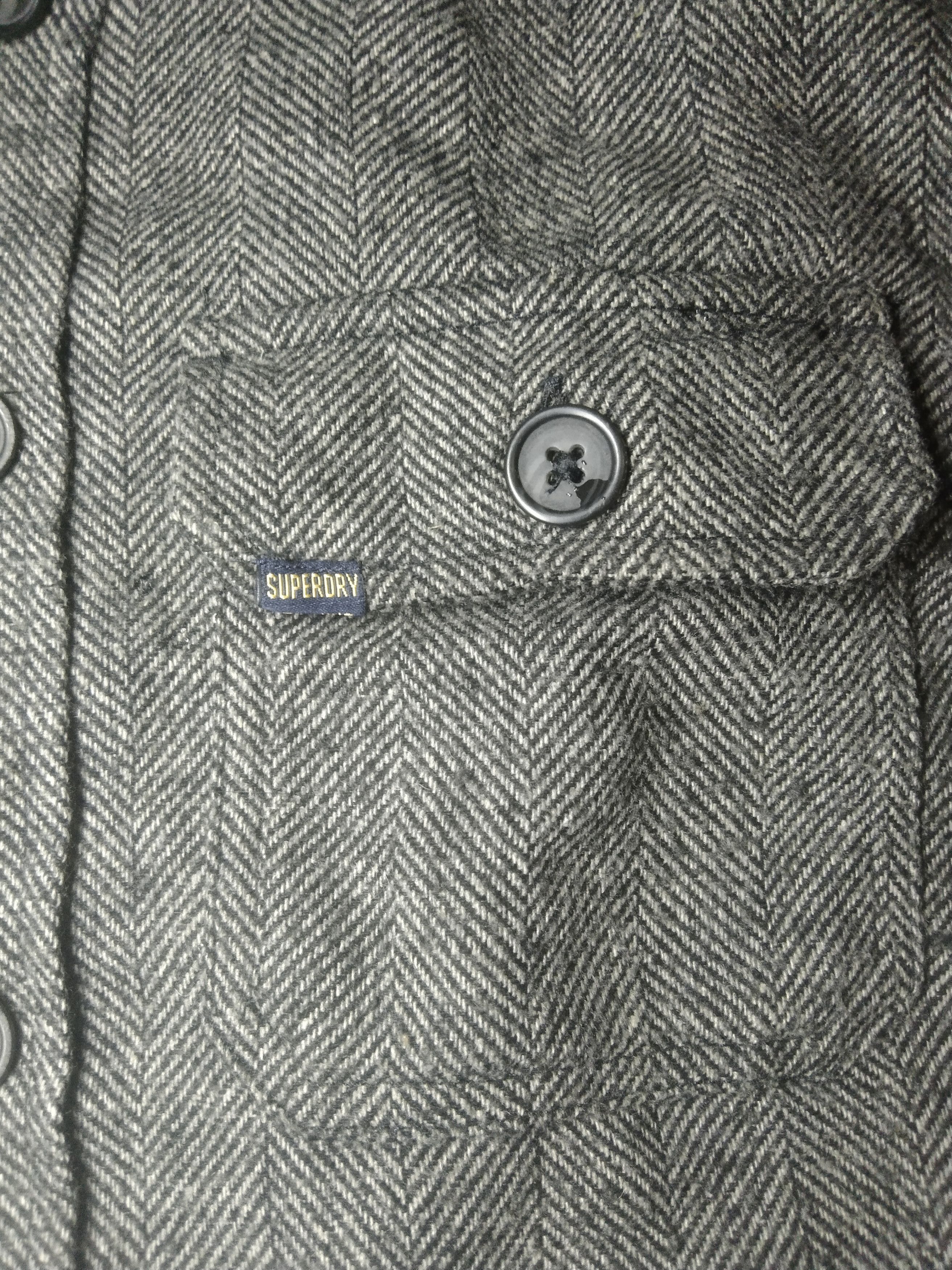 Superdry Superdry The Ultimate Tweed long sleeve button up shirt Size US S / EU 44-46 / 1 - 12 Thumbnail