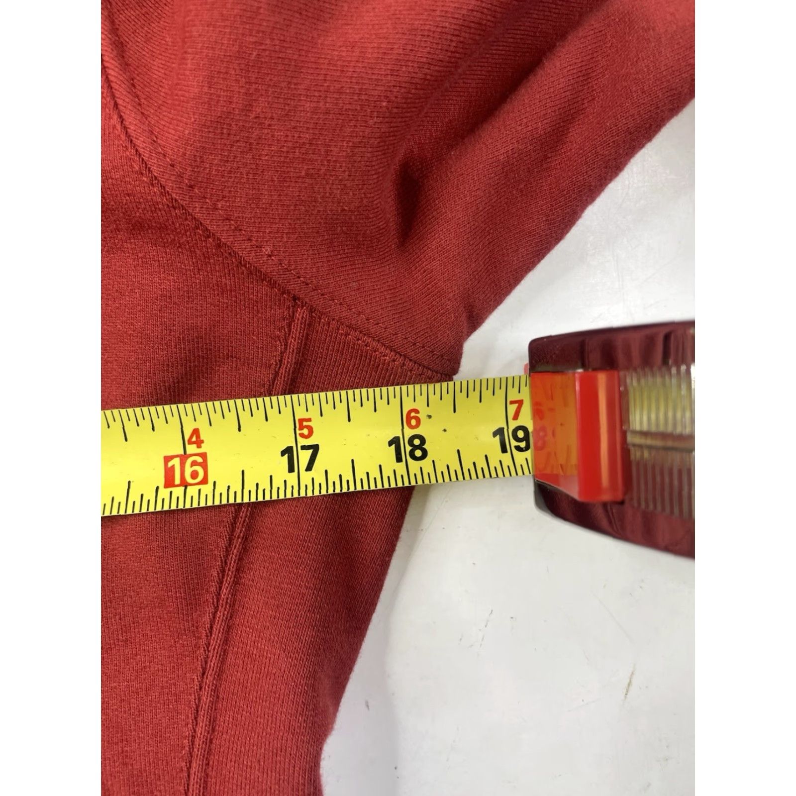 Vintage American Giant Womens XS Hoodie Red Full Zip Heavyweight Size XS / US 0-2 / IT 36-38 - 6 Thumbnail
