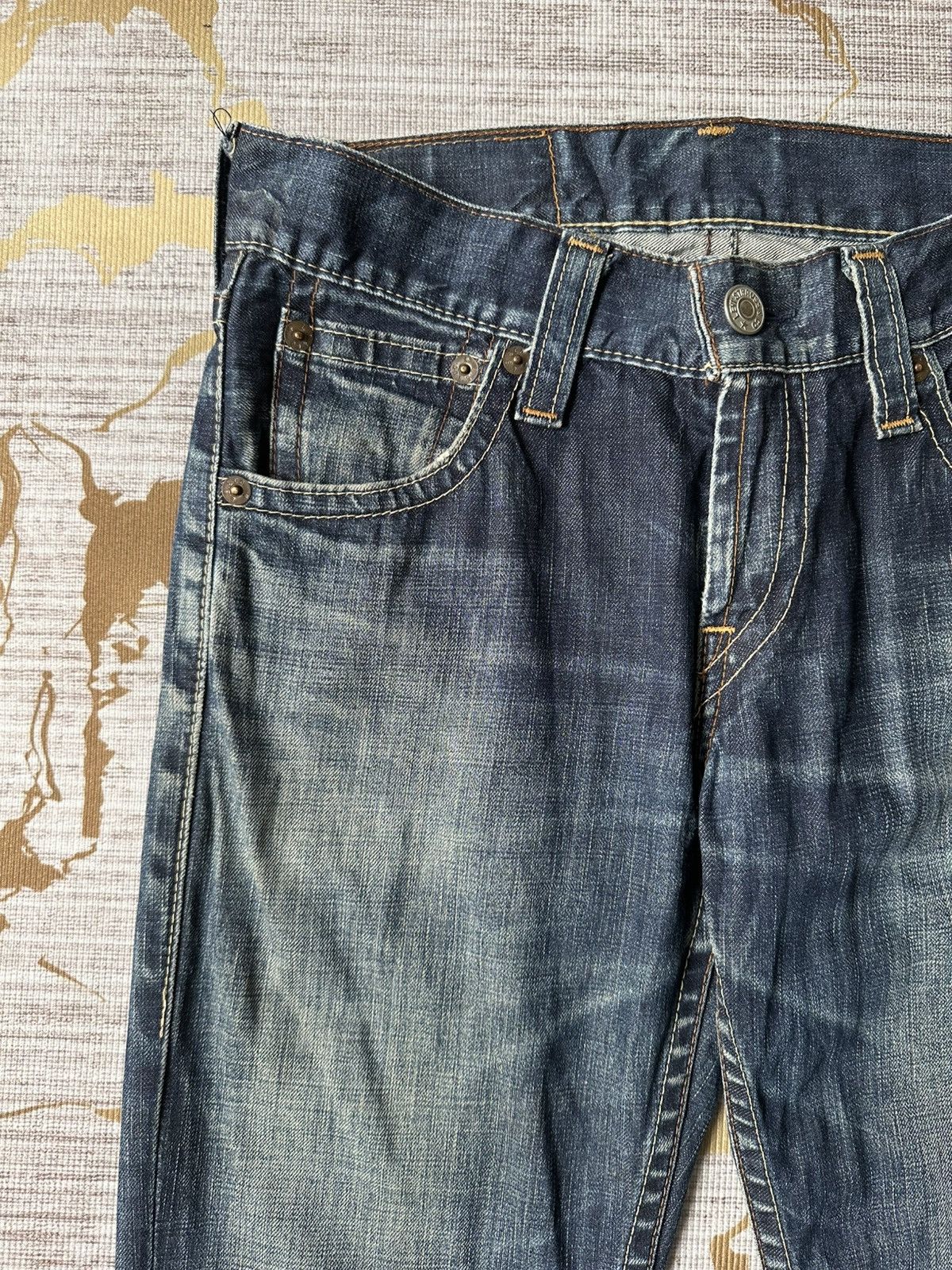 Levi's Vintage Clothing FLARE Levi’s 507 Distressed Denim Size US 31 - 10 Thumbnail