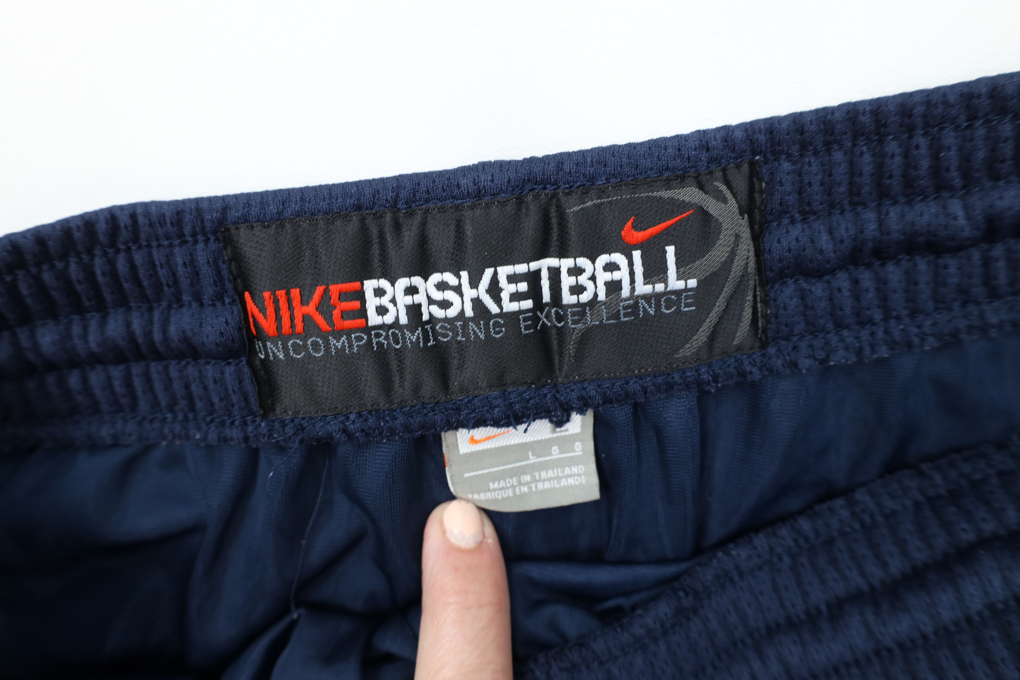 Nike Vintage Nike Basketball Scott Mini Swoosh Gym Shorts Blue Size US 34 / EU 50 - 7 Thumbnail