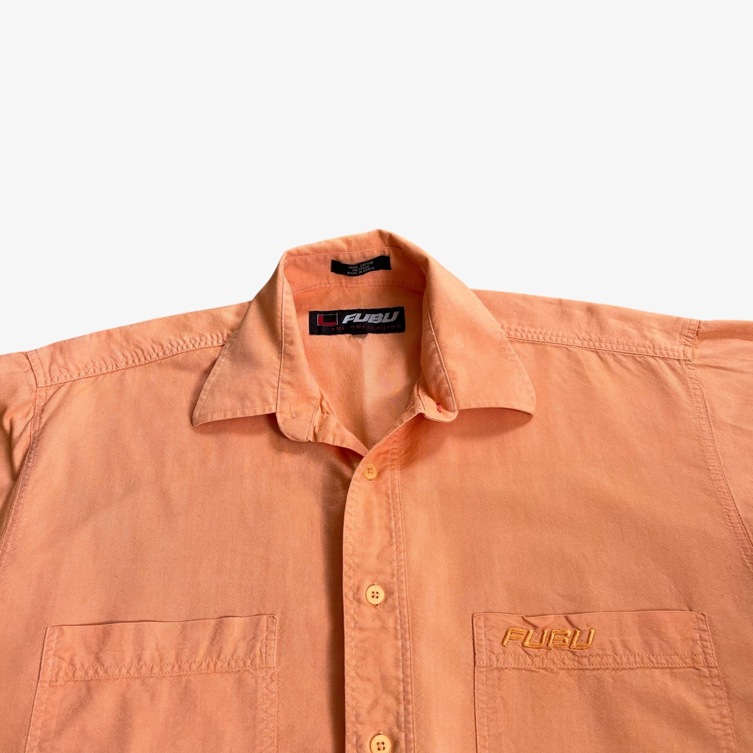 Fubu Vintage 90s Men's Fubu The Collection Short Sleeve Shirt Size US L / EU 52-54 / 3 - 3 Thumbnail