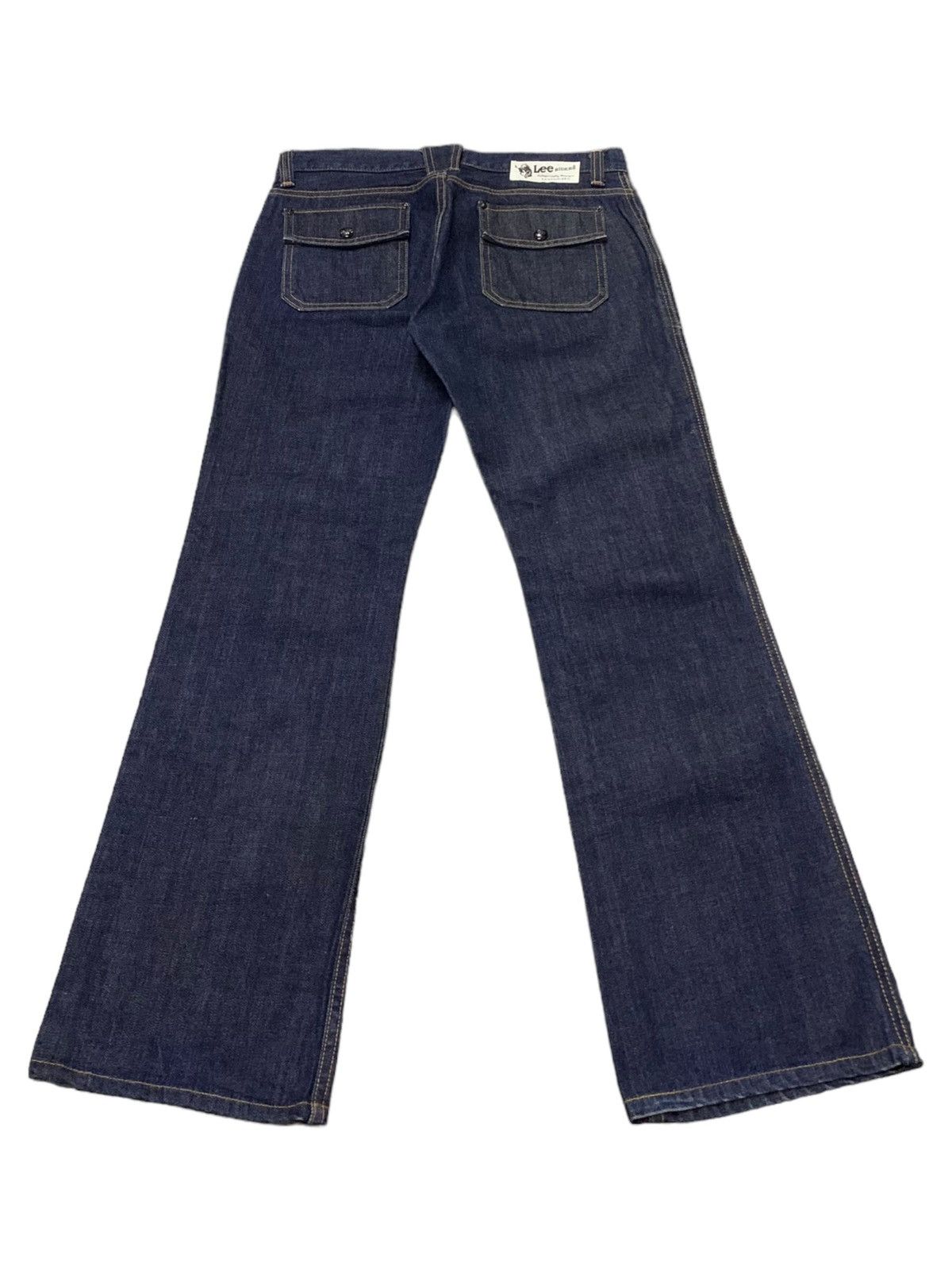 Lee × Levi's × Vintage Vintage Lee Rider Bush Pocket Denim Raw Indigo Pants Size US 30 / EU 46 - 9 Thumbnail