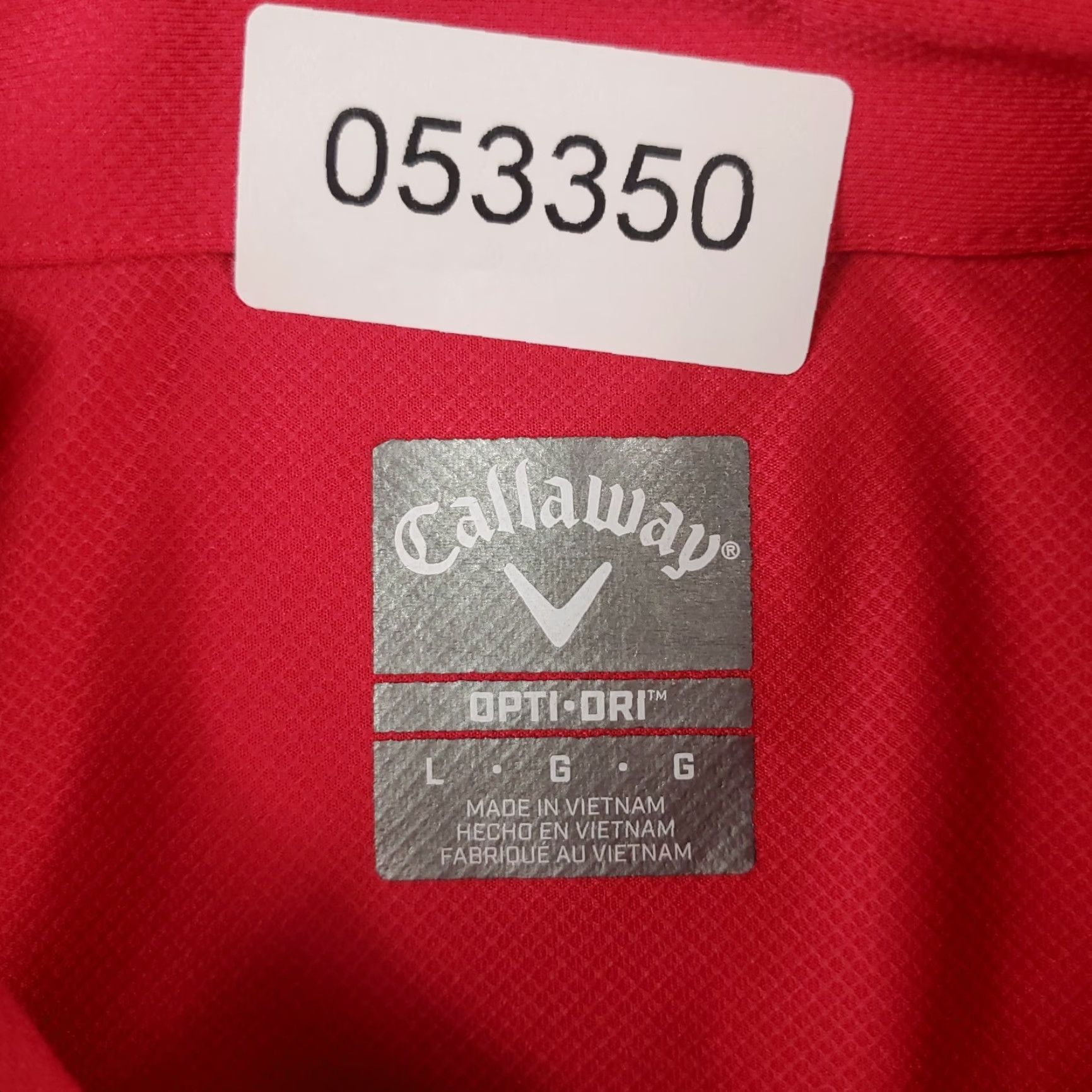 Callaway Callaway Polo Shirt Mens Large Pink Opti Dri Fit Golf Short Sleeve Size US L / EU 52-54 / 3 - 7 Thumbnail