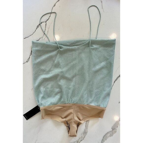 ALIX NYC Alix NYC NWT Dean Metallic Bodysuit in Blue/Green Size XS Size XS / US 0-2 / IT 36-38 - 4 Thumbnail