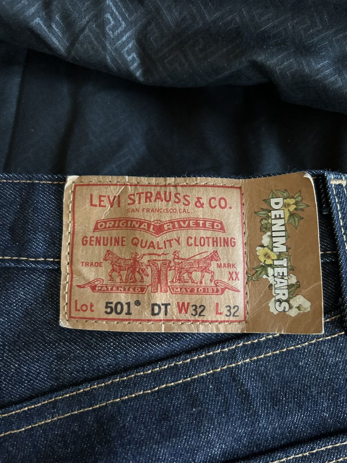 DENIM TEARS × Levi's Denim Tears x Levi’s Cotton Wreath Jean Size US 32 / EU 48 - 3 Thumbnail
