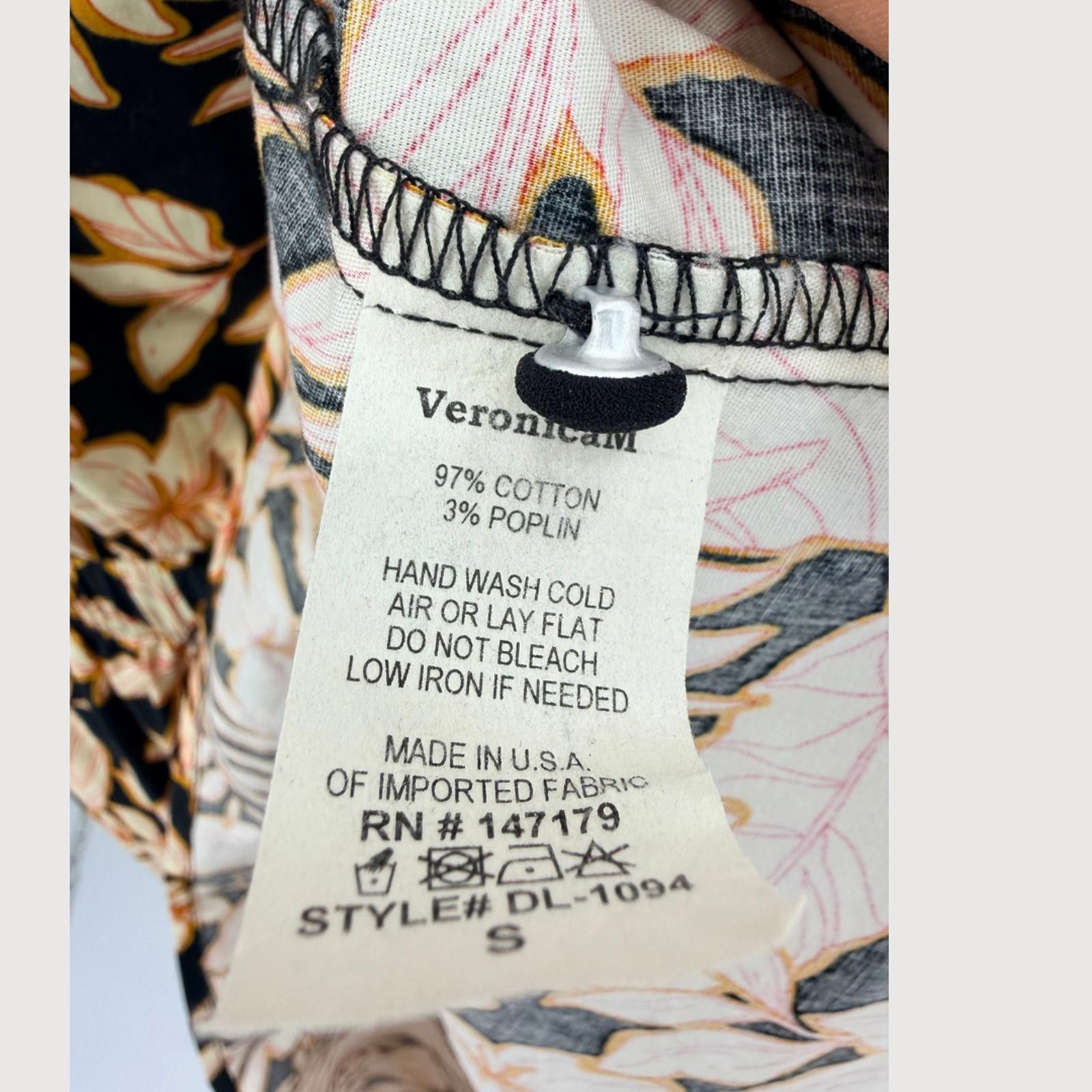 Veronica M Tropical Floral Halter Maxi Dress S