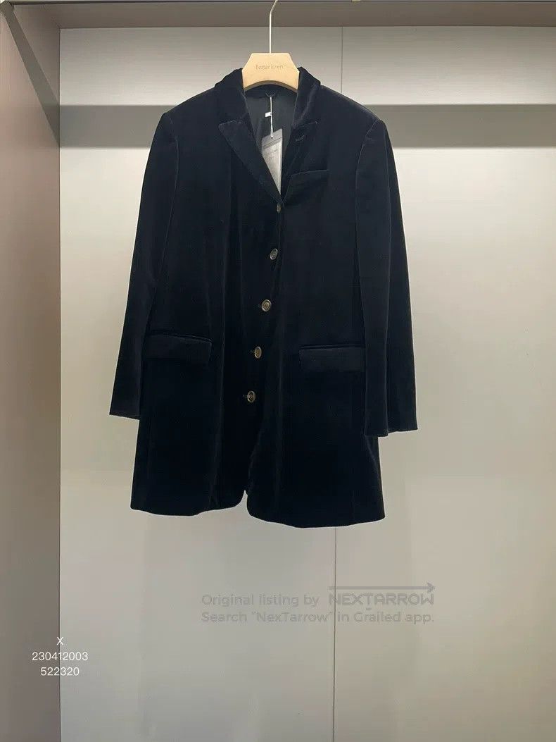 Brunello Cucinelli Brunello Cucinelli Black Triacetate Fiber Suit Jacket Size 46L - 1 Thumbnail