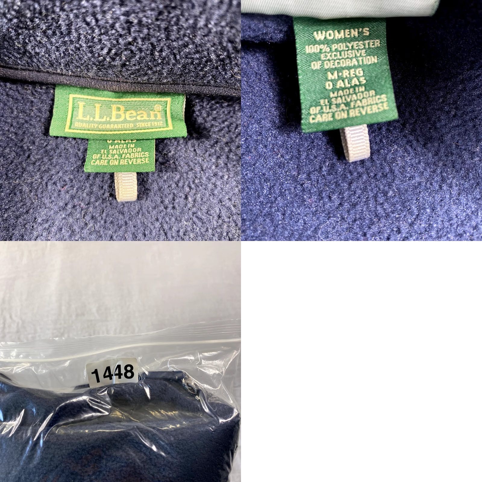 Vintage L.L. Bean Jacket Womens Medium Purple Full Zip Fleece Pullover Outdoors Size M / US 6-8 / IT 42-44 - 8 Thumbnail
