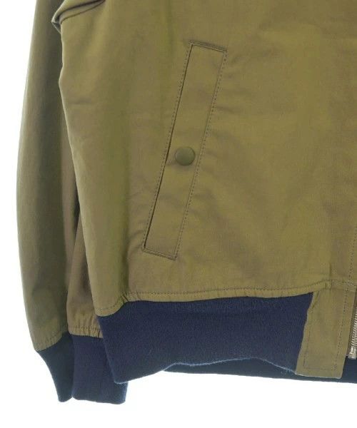 Comme des Garcons Homme Jacket Blouson Cotton Nylon Zip Up Inseam Pocket Khaki Size US XS / EU 42 / 0 - 5 Thumbnail