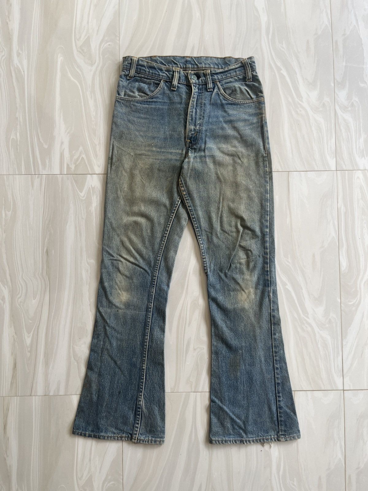 image of Levis x Vintage Levi’S 646 Orange Tab Boot Cut in Denim, Women's (Size 30)