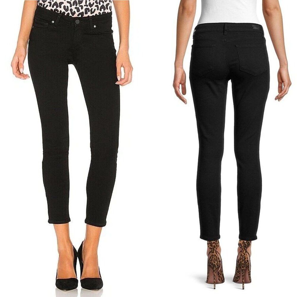 Paige Paige Verdugo Crop Jeans In Black Overdye Size 26 Size 26" / US 2 / IT 38 - 1 Thumbnail