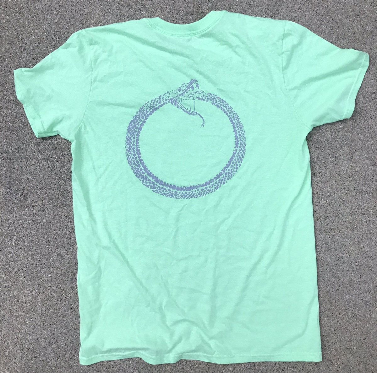 Vintage SUMMER 2017 nebabot nodnarb MiNT GREEN OUROBOROS TEE Size US XL / EU 56 / 4 - 2 Thumbnail