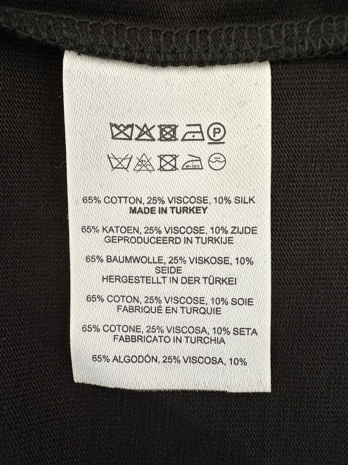 Dries Van Noten Dries Van Noten Black Paneled T-Shirt Size US L / EU 52-54 / 3 - 5 Thumbnail