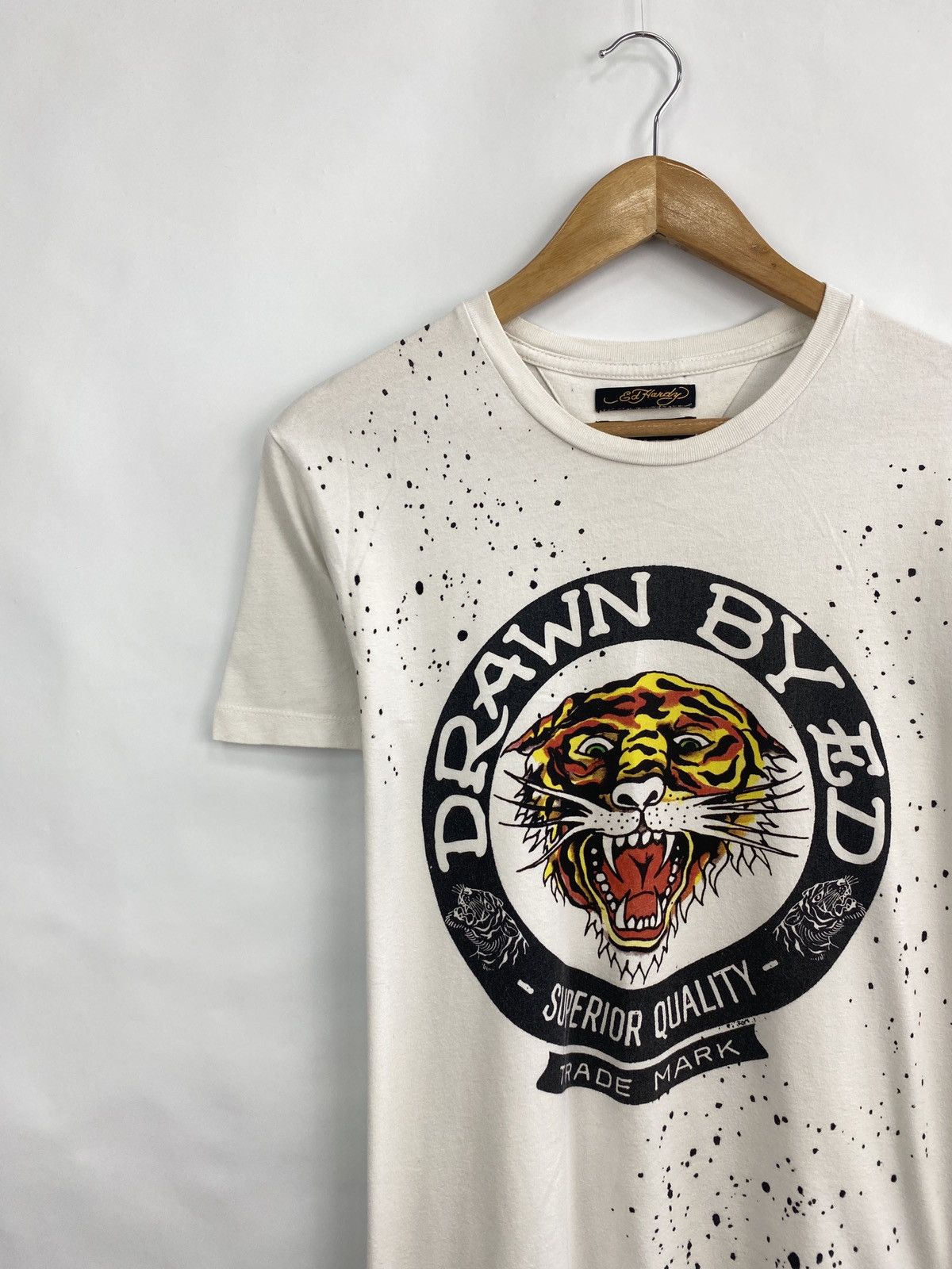 Ed Hardy 🇺🇸 Vintage Y2K ED Hardy Christian Audigier T-Shirt Rare Retro Size US M / EU 48-50 / 2 - 2 Thumbnail