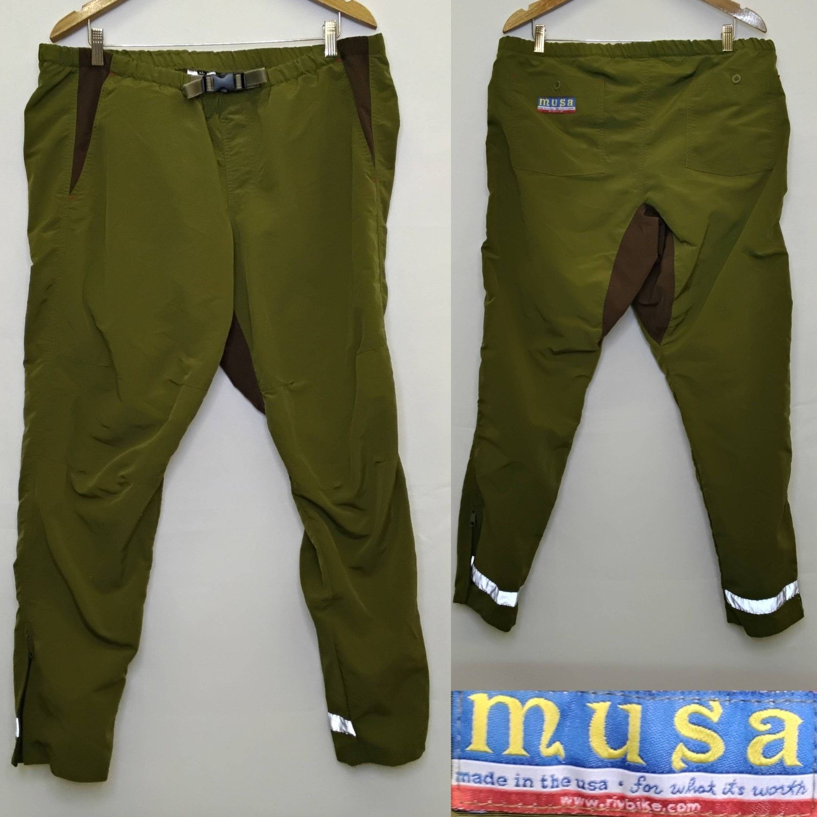 Other Musa Cycling Pants Men's XL (38x33) Olive Green Size US 38 / EU 54 - 1 Thumbnail