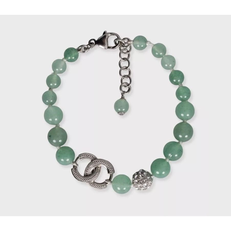Chanel Chanel Spring/Summer 2015 Green Necklace & Bracelet Set Size ONE SIZE - 6 Thumbnail