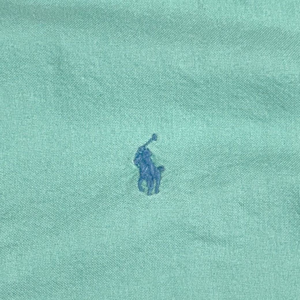Ralph Lauren Ralph Lauren Shirt Adult XL Green Classic Fit Preppy Pony Logo Cotton Button-Up Shirt - Polo Size US XL / EU 56 / 4 - 4 Thumbnail