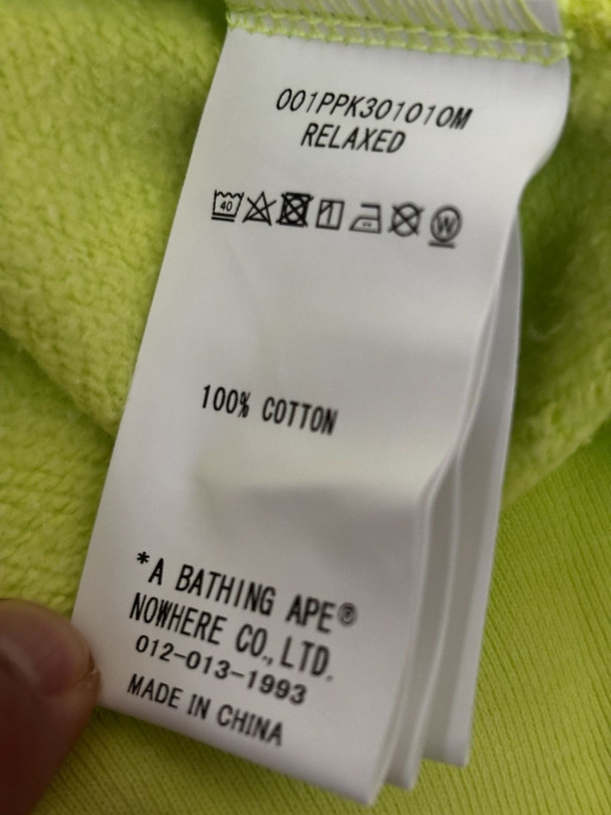 Bape Authentic ape bape overdye pullover relaxed fit hoodie L new Size US L / EU 52-54 / 3 - 7 Thumbnail