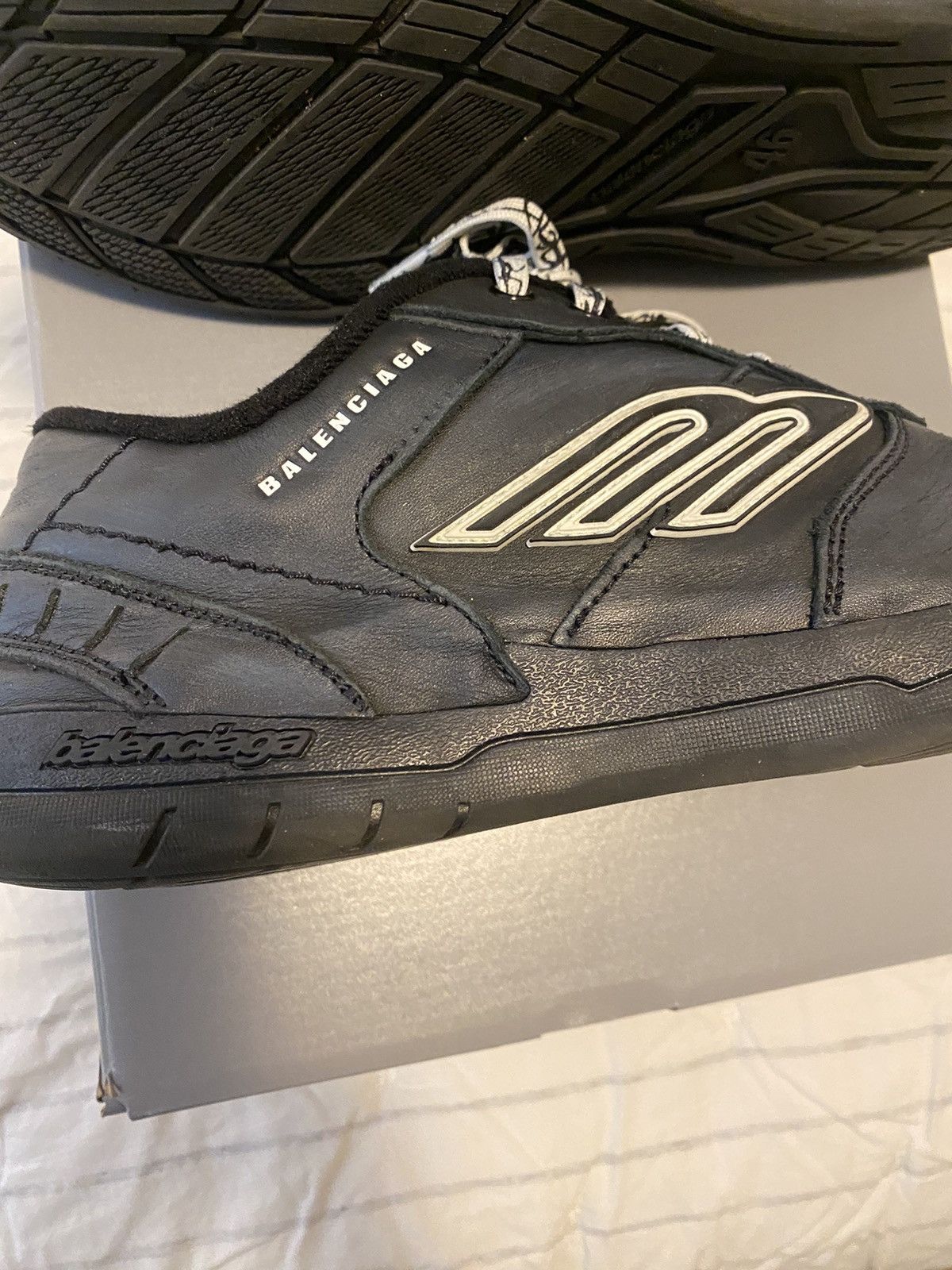 Balenciaga Balenciaga Hamptons Sneaker Black Sz46 Size US 13 / EU 46 - 14 Thumbnail