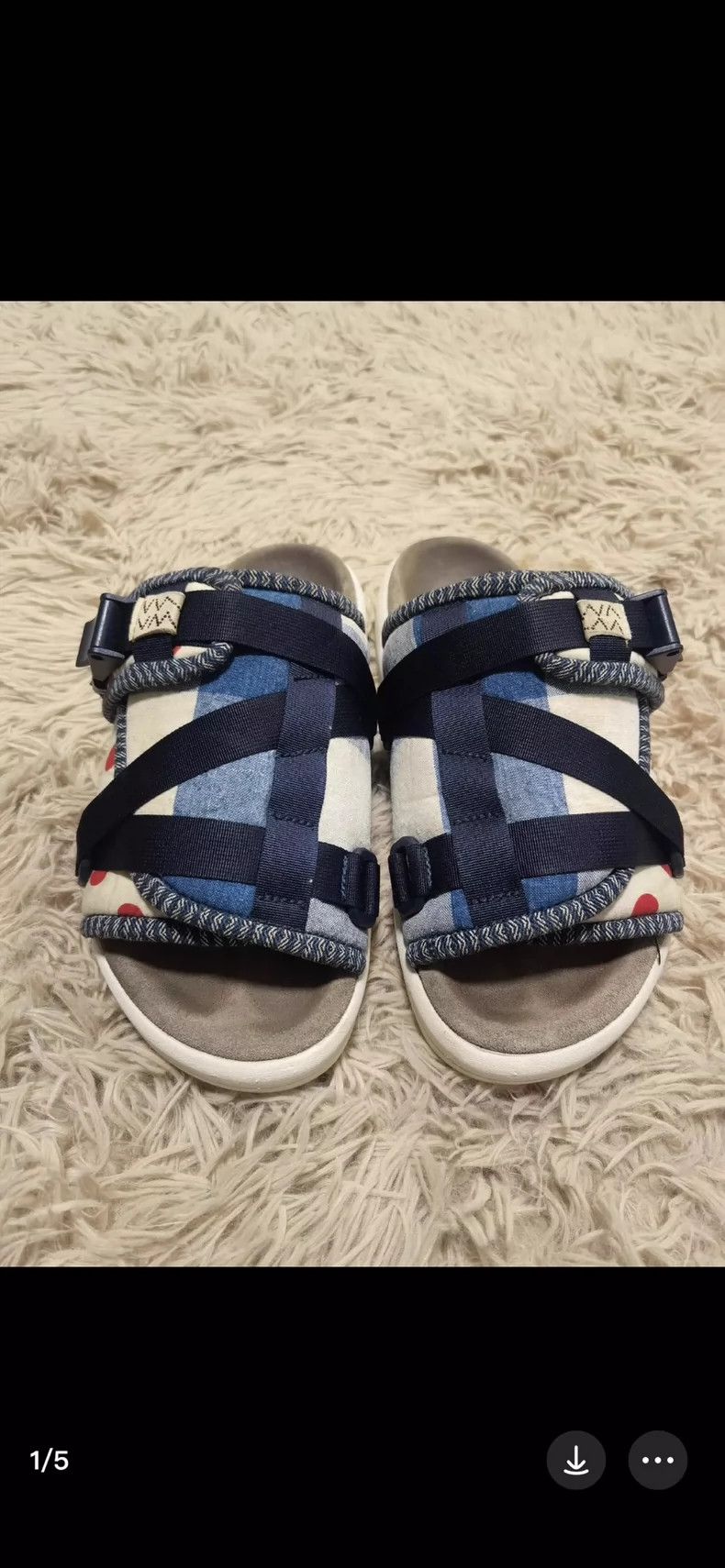 Visvim VISVIM Christo Collage Casual Sandals- DMC Size US 9 / EU 42 - 1 Thumbnail
