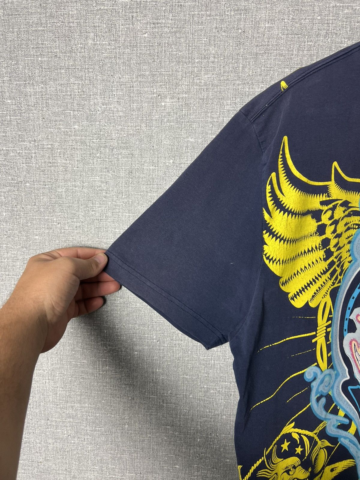Raw State RAWBLUE Affliction Style All Over Printed Tee Men’s T-Shirt Size US XL / EU 56 / 4 - 9 Thumbnail
