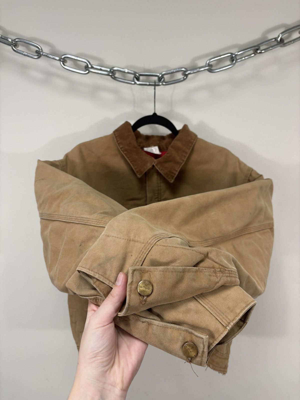 Carhartt Vintage 90s Carhartt USA Workwear Y2K Boxy Cropped Jacket Size US L / EU 52-54 / 3 - 5 Thumbnail
