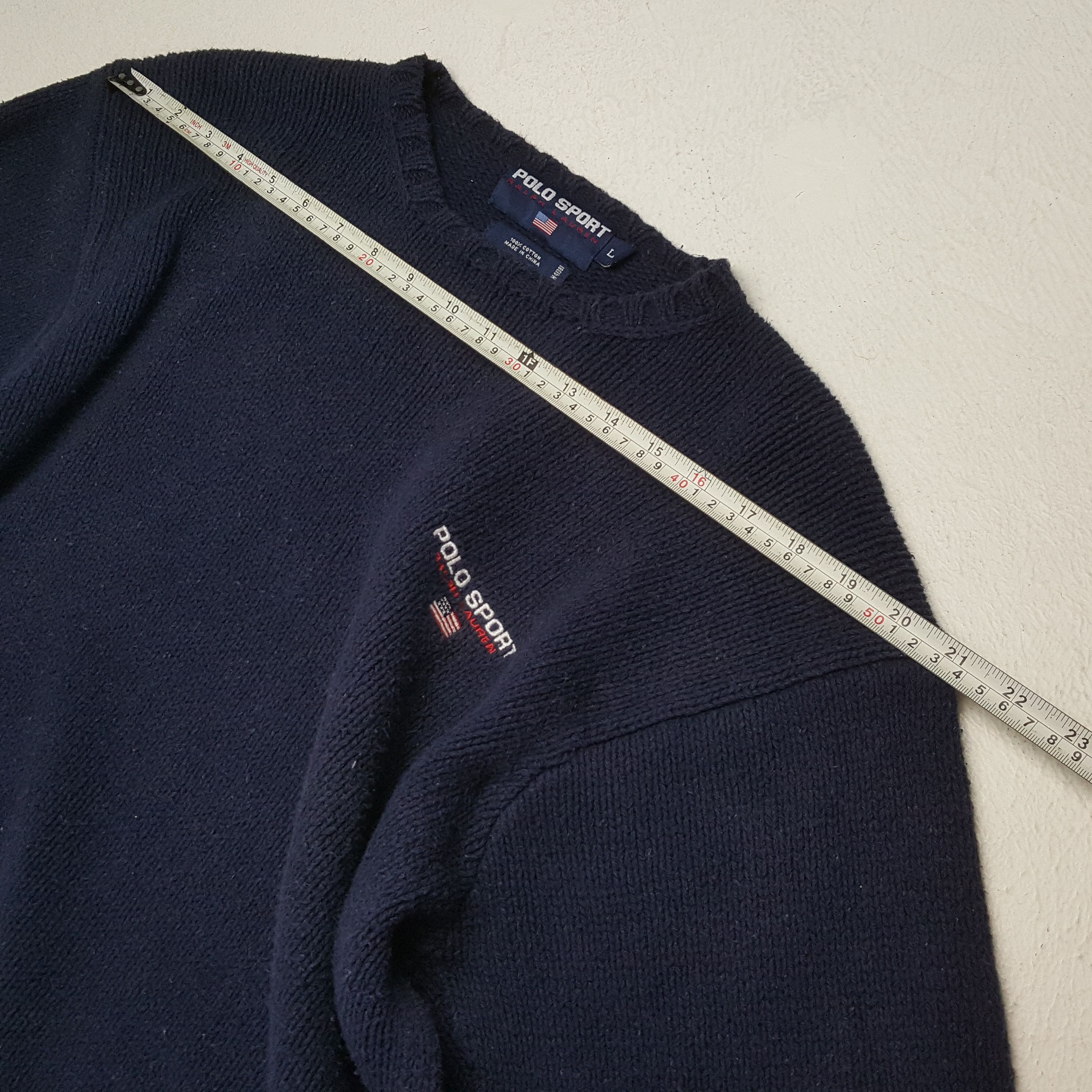 Polo Ralph Lauren × Vintage POLO SPORT RALPH LAUREN Knitwear Sweatshirt Size US L / EU 52-54 / 3 - 4 Thumbnail
