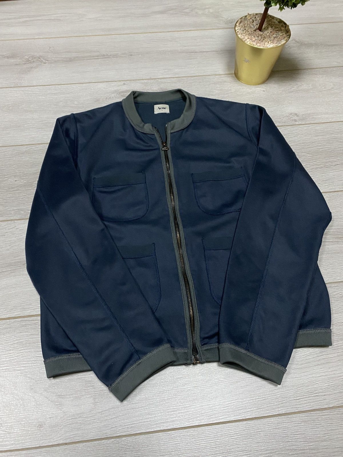 Acne Studios Acne Studios Pigall DF A/W 08 Pockets Zip Jumper / Jacket Size US L / EU 52-54 / 3 - 6 Thumbnail