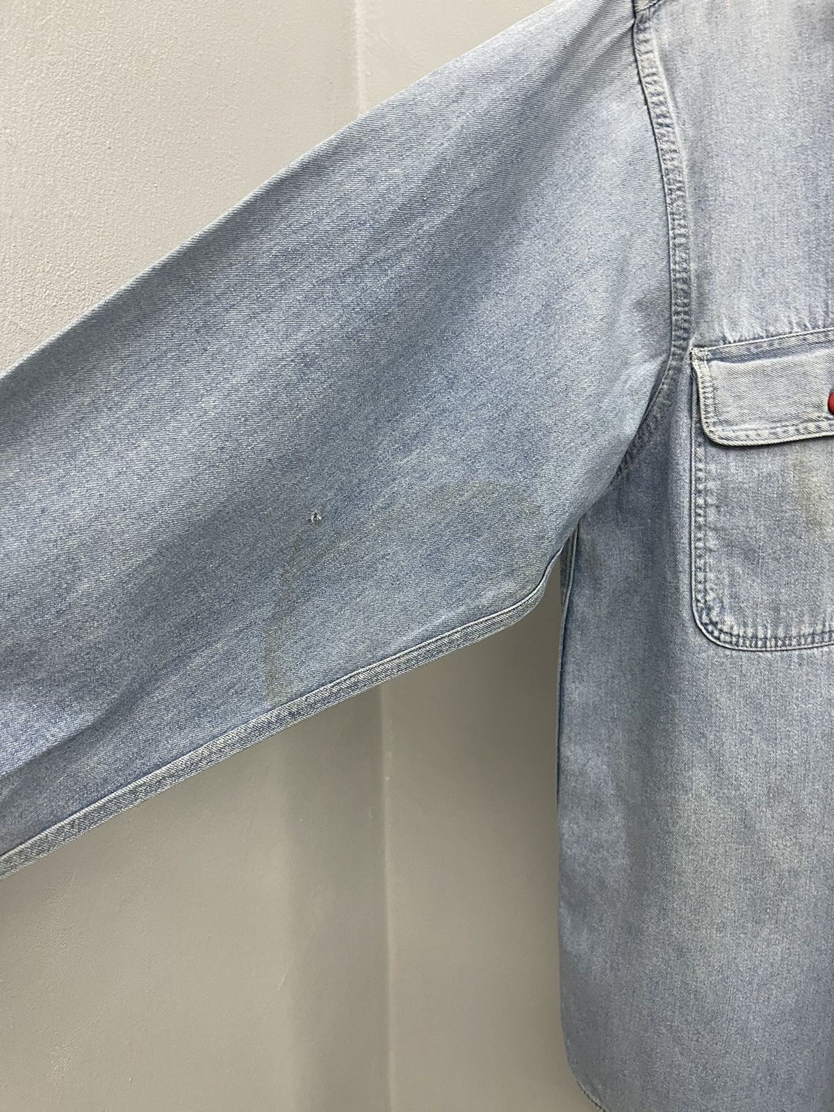 Sugar Cane Vintage Sugar Cane Double Pocket Work Shirt Distressed Size US XL / EU 56 / 4 - 3 Thumbnail