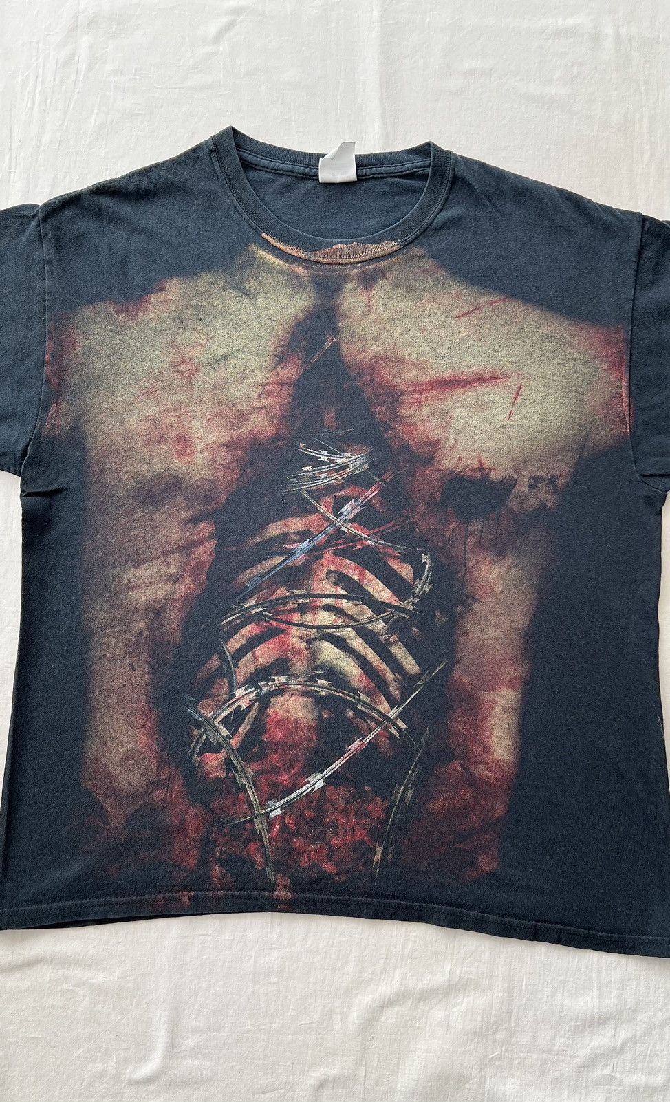 Band Tees Vintage 2000s Whitechapel Deathcore Band Y2k Black T-shirt Size US L / EU 52-54 / 3 - 4 Thumbnail
