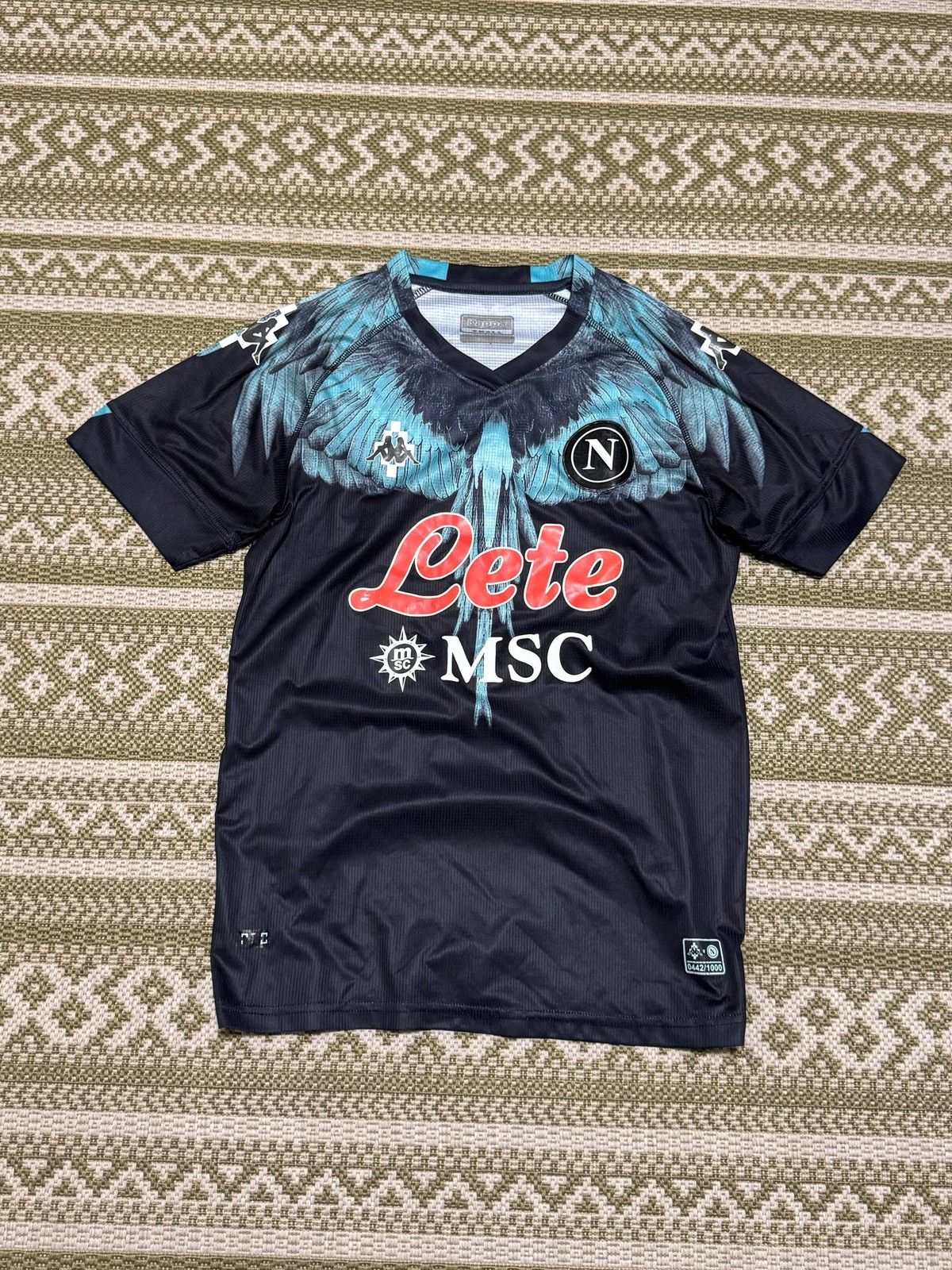 Kappa × Marcelo Burlon Rare Kappa Napoli x Marcelo Burlon #9 OSIMHEN Home Shirt S Size US M / EU 48-50 / 2 - 1 Thumbnail