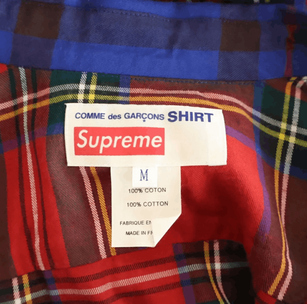 Supreme Supreme 15AW COMME des GARCONS SHIRT Button Long Shirt Size US M / EU 48-50 / 2 - 6 Thumbnail