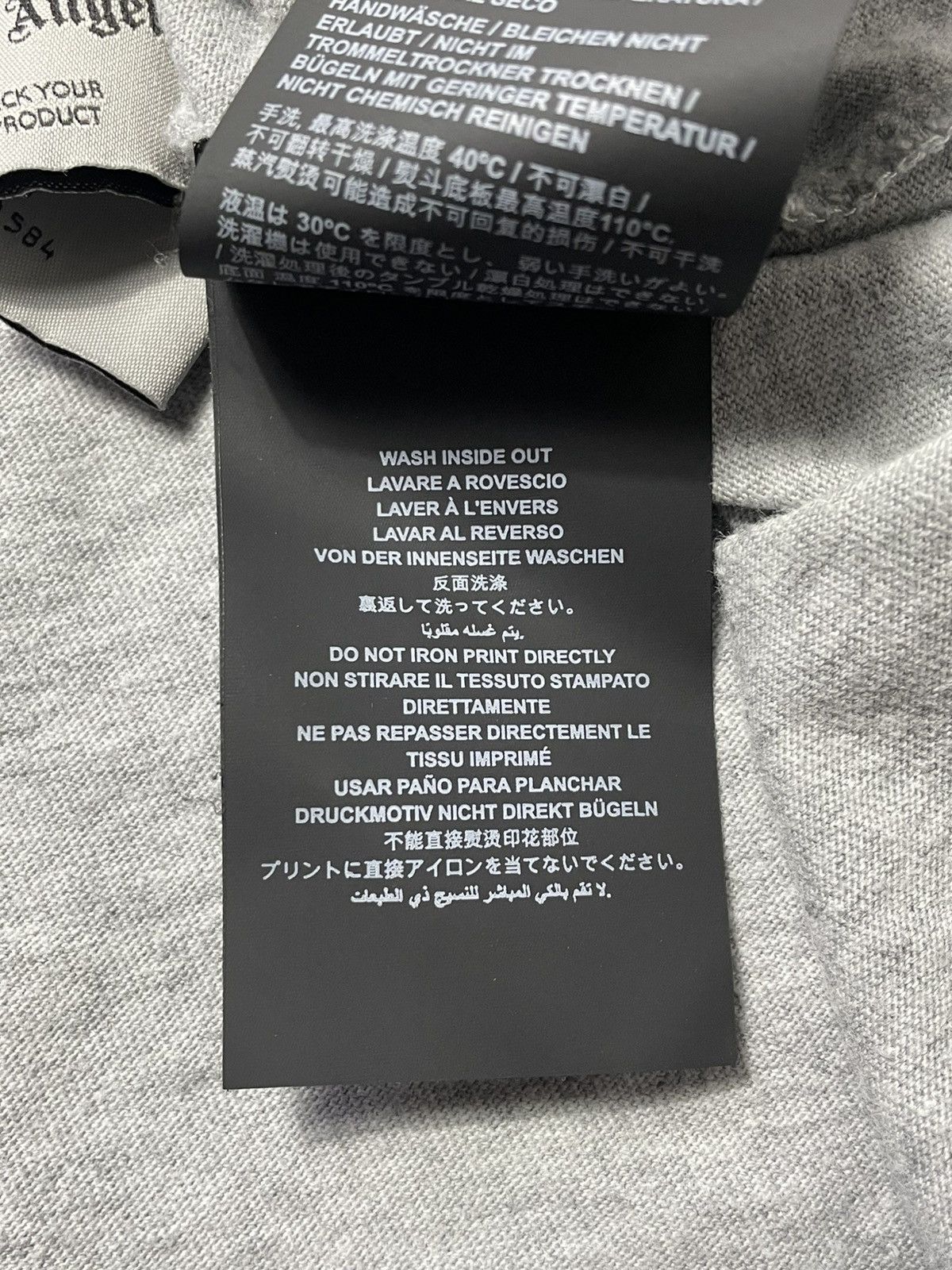 Palm Angels Palm Angels Small Classic Logo Grey Tee T Shirt XL Size US XL / EU 56 / 4 - 6 Thumbnail