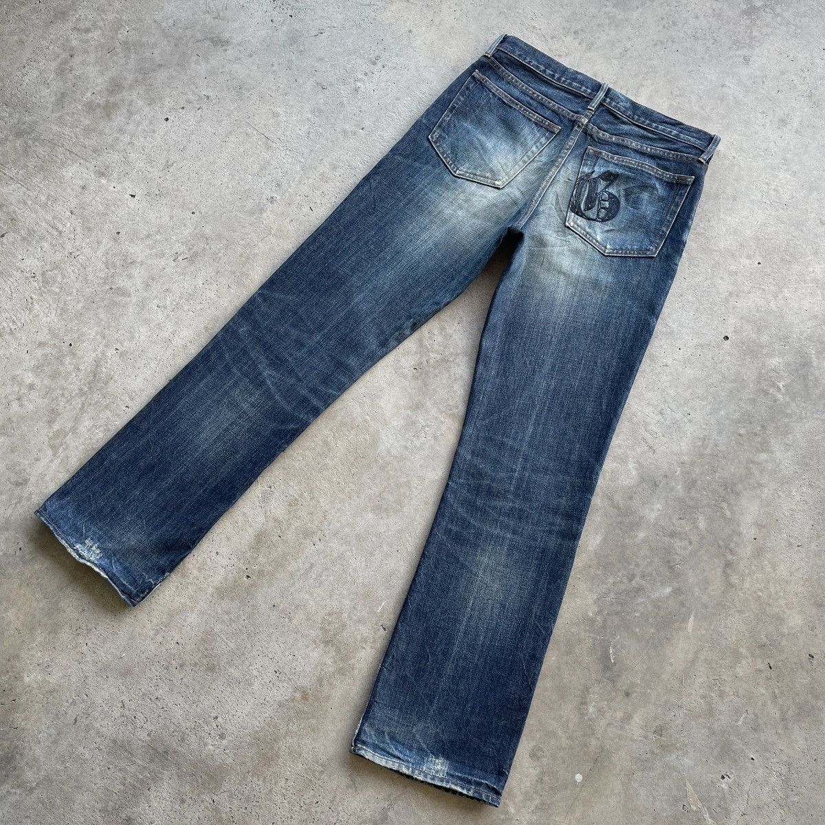 Gap Vintage Gap Jeans Faded Flare Sick Denim Pants W33x34 Size US 33 - 12 Thumbnail