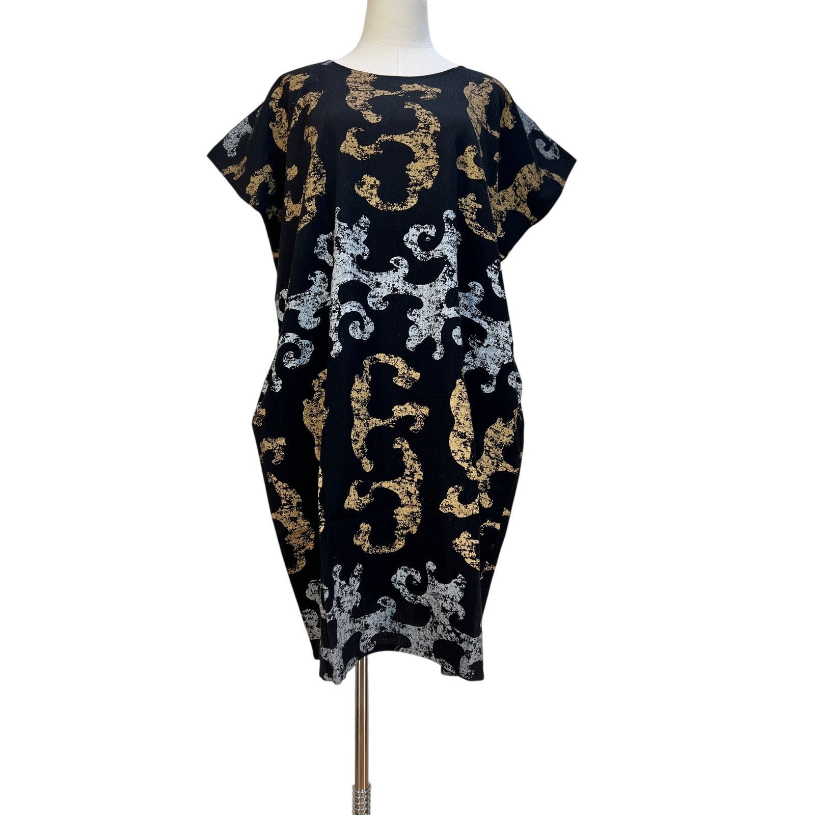 SOU SOU Sou Sou Cotton Printed Dress Japanese Black Size M / US 6-8 / IT 42-44 - 1 Thumbnail