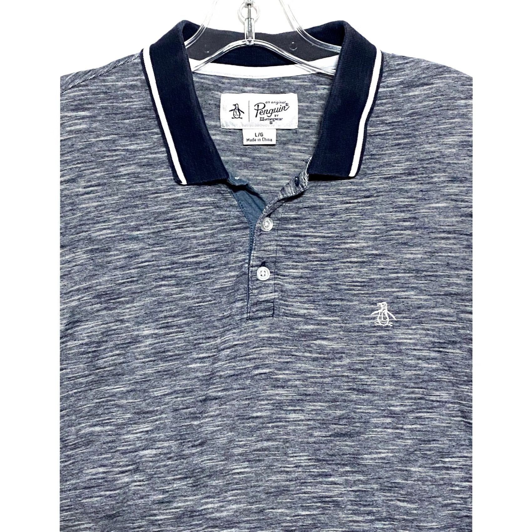 Original Penguin Original Penguin Golf Polo Shirt Mens L Blue Short Sleeve Pullover Casual Workwear Polo Size US L / EU 52-54 / 3 - 2 Thumbnail
