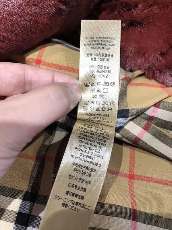 Burberry Burberry Red Faux Fur Women's Coat. Size M / US 6-8 / IT 42-44 - 6 Thumbnail