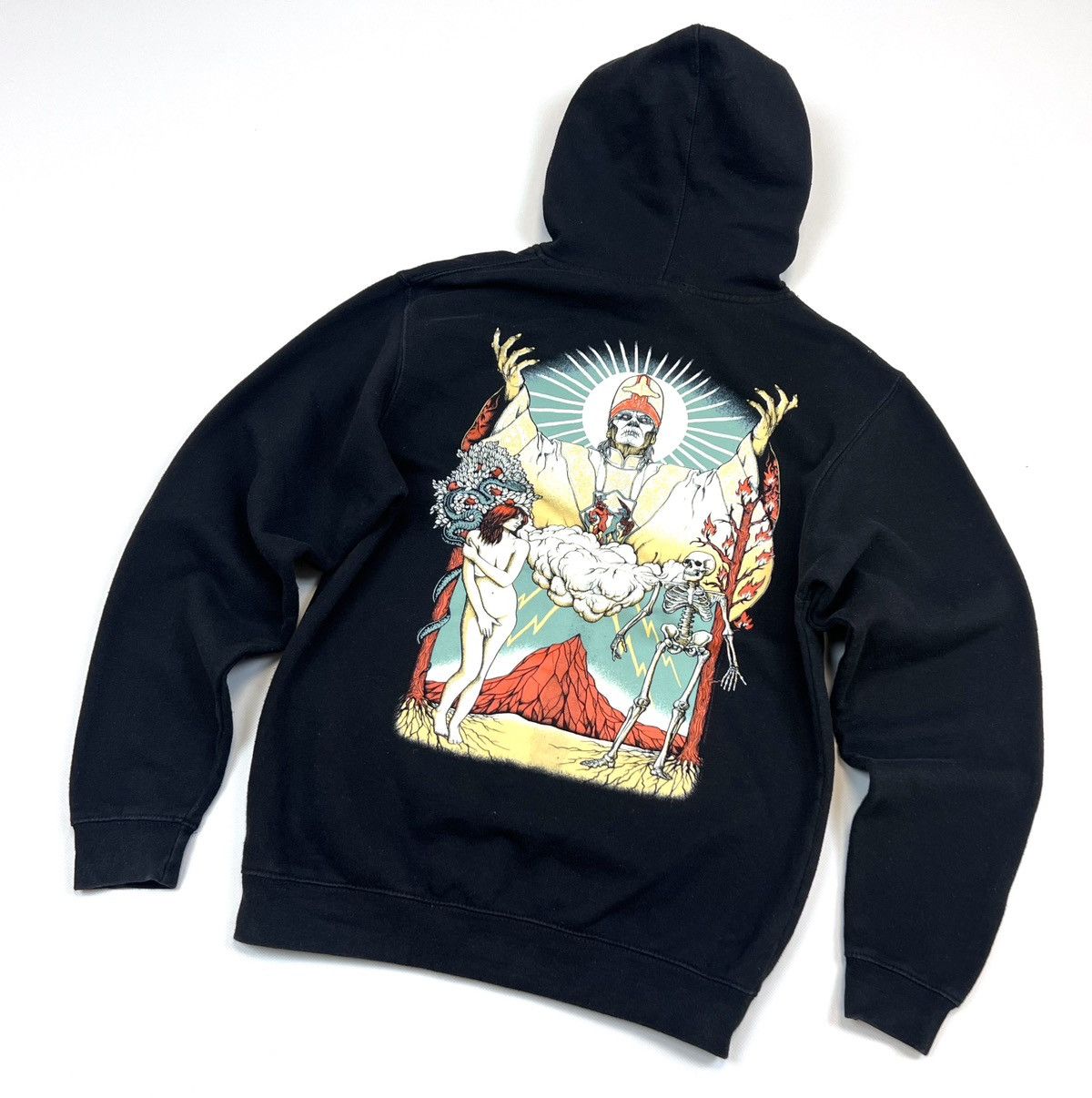 Band Tees × Vintage Vintage Ghost Black Cotton Hard Rock Band Hoodie Size S Size US S / EU 44-46 / 1 - 1 Thumbnail