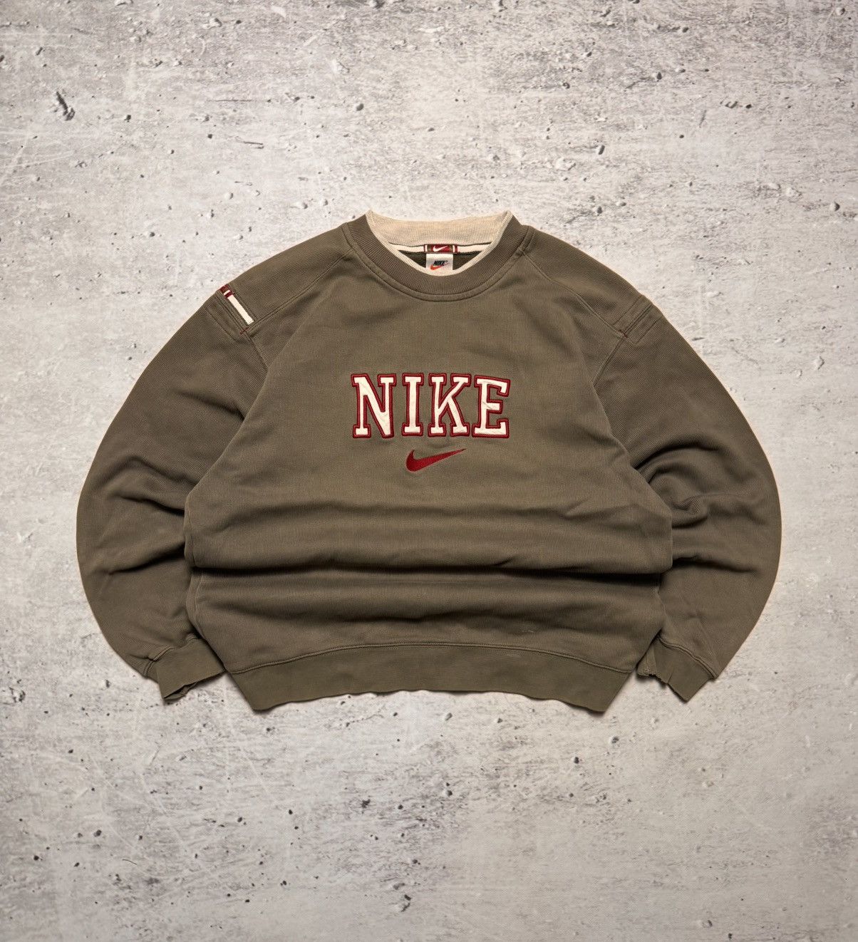 Nike × Vintage NIKE VINTAGE CENTER LOGO OVERSIZE BOXY SWEATSHIRT Size US M / EU 48-50 / 2 - 1 Thumbnail