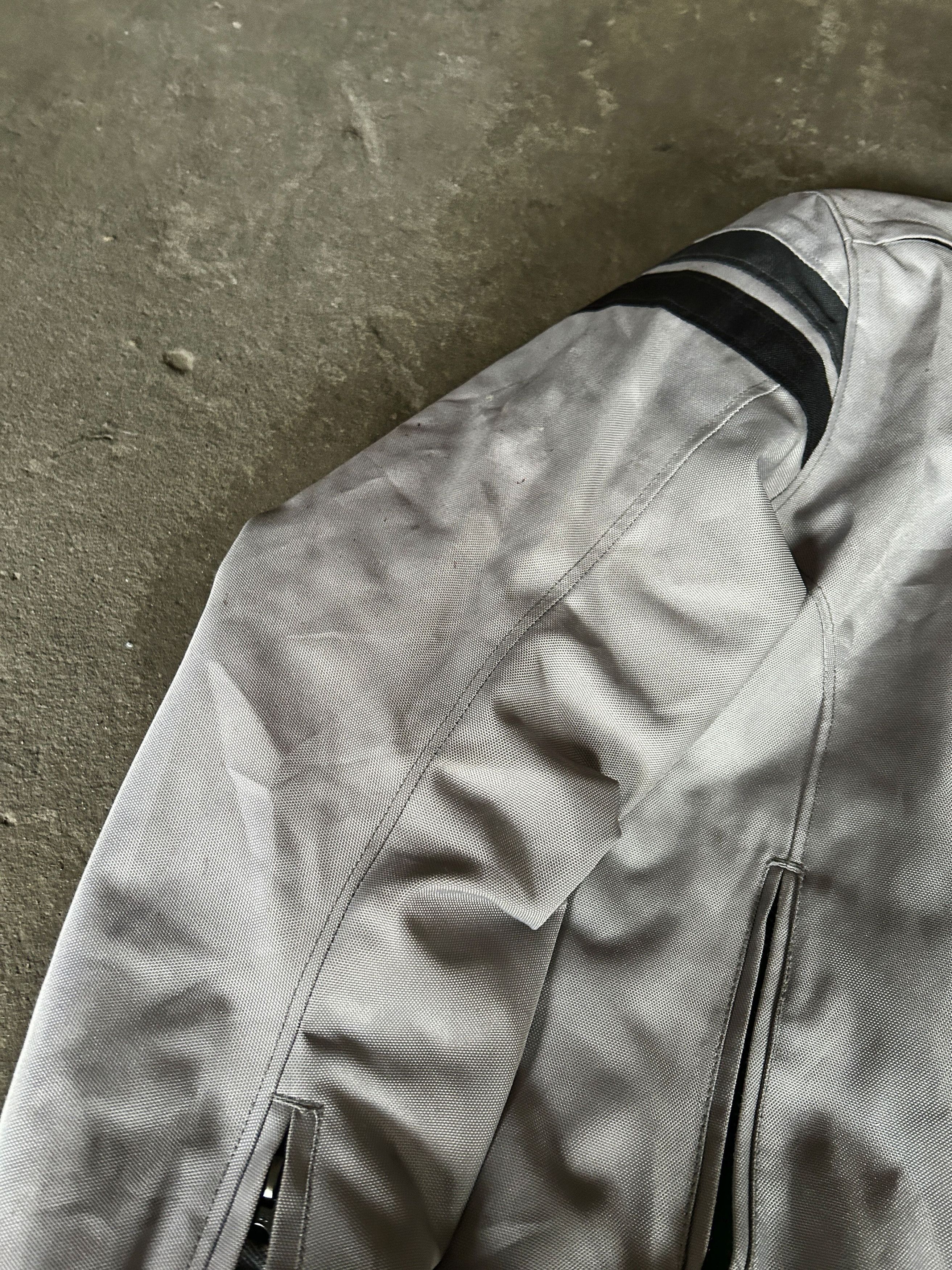 Vintage IXS Silver Grey Motorcycle Racing Jacket Biker Moto Style Size US XL / EU 56 / 4 - 8 Thumbnail