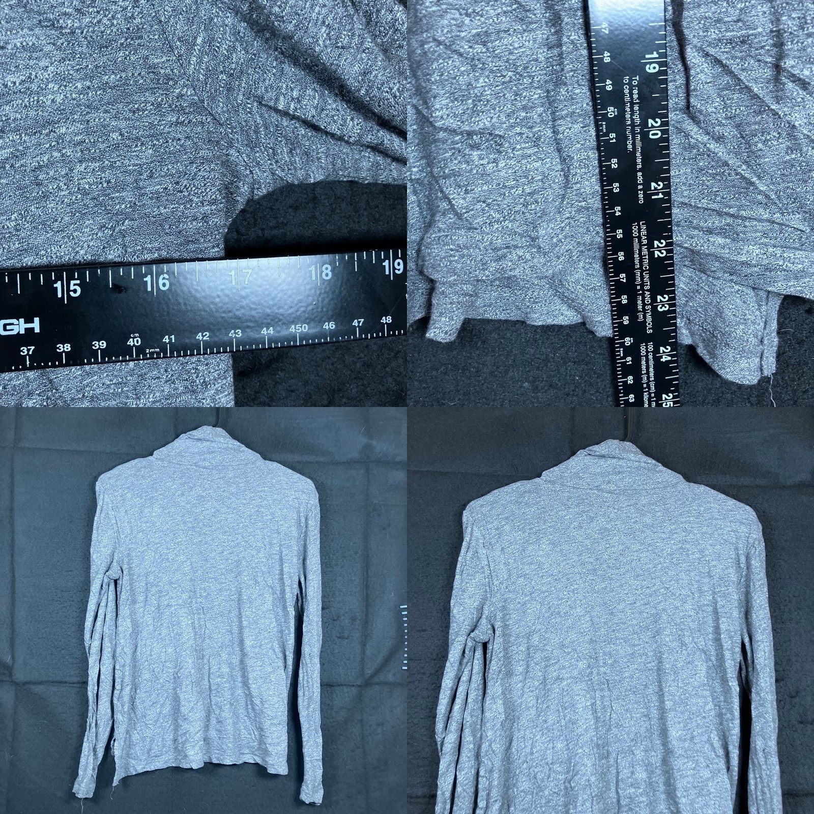 Madewell Madewell Womens Sweater Gray High Neck Pullover Lightweight 100% Cotton Small Size S / US 4 / IT 40 - 8 Thumbnail