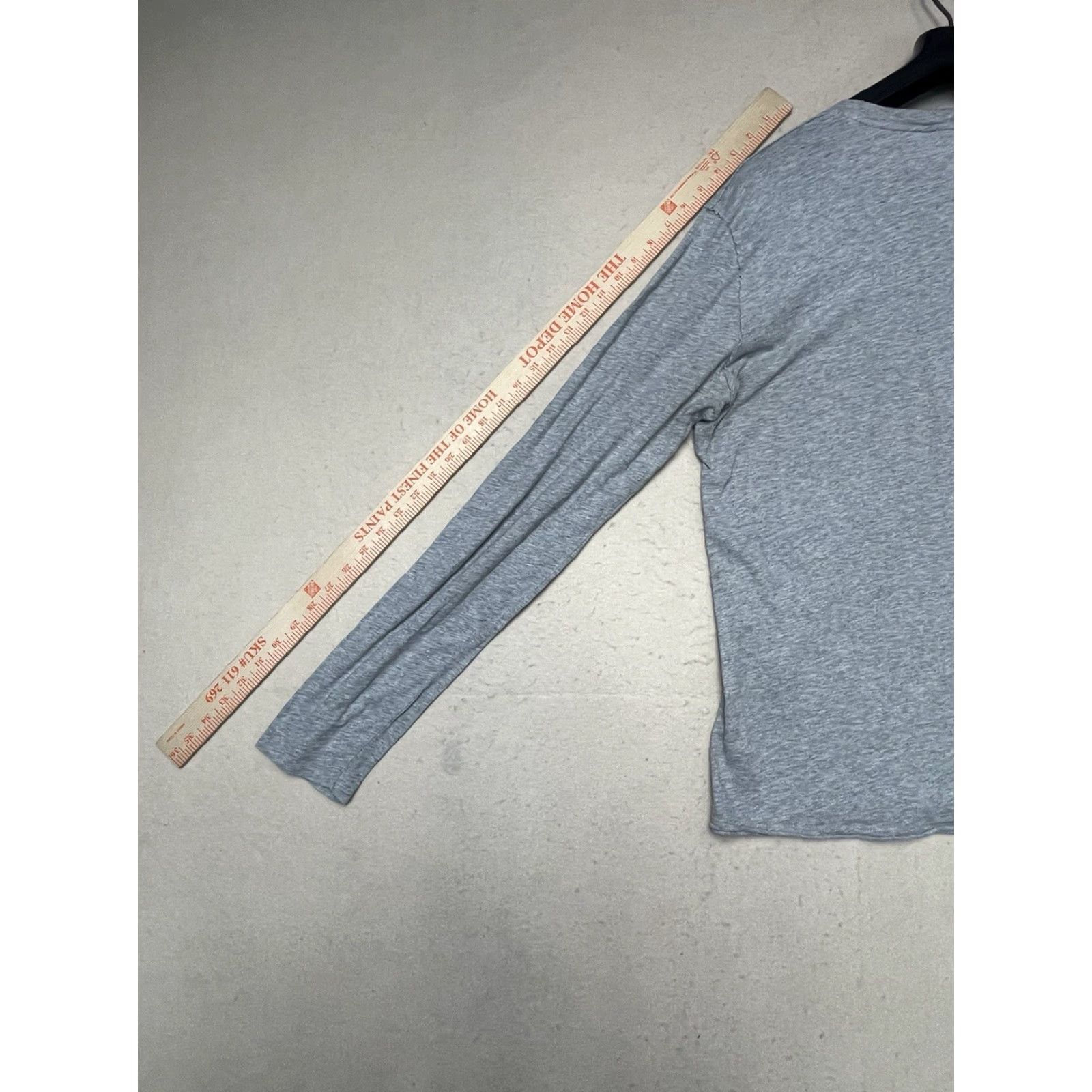 Diesel Diesel Shirt Mens Large Gray Front Pocket Long Sleeve Cotton Henley Regular Crewneck Outdoor Size US L / EU 52-54 / 3 - 5 Thumbnail