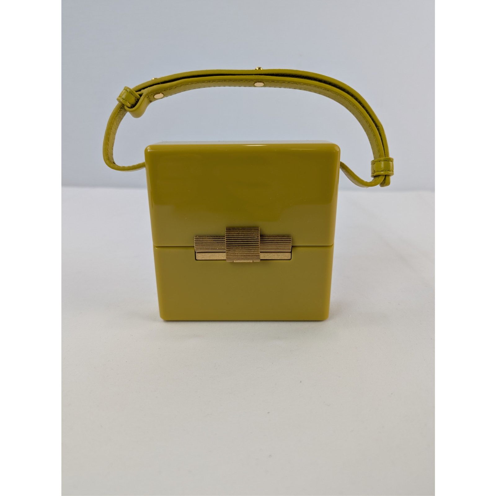 Bottega Veneta o1rshd1 Size: OS / Shiny Leather Mini Bag in Mirabelle-Gold Size ONE SIZE - 6 Thumbnail