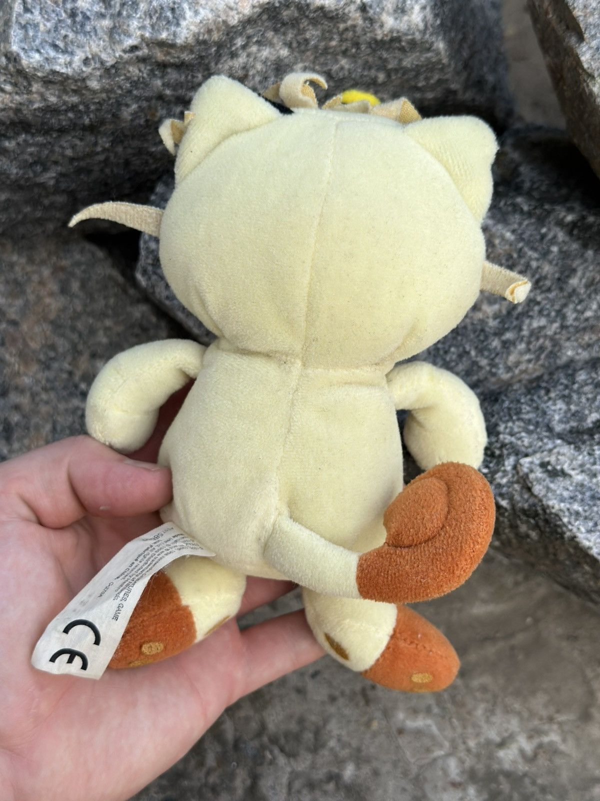 Pokemon Vintage Pokémon Toy Meowth Plush Toy 1996 Size ONE SIZE - 4 Thumbnail