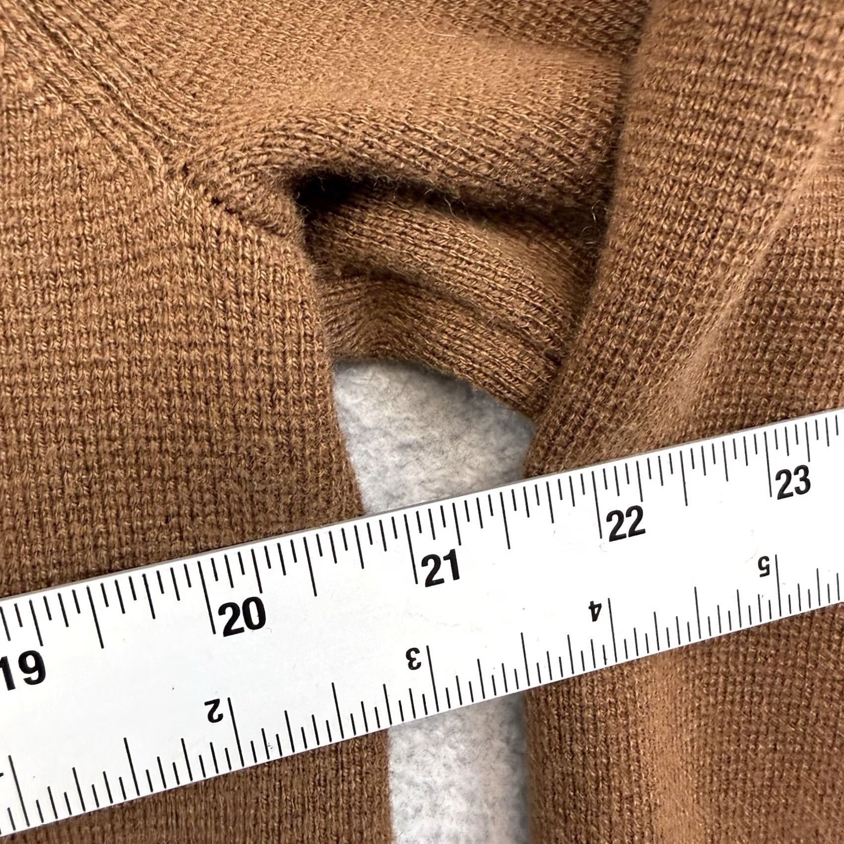 J.Crew J.CREW Sweater Cardigan Womens S Brown Merino Wool Blend Open Pockets Knit Bohemian Classic Preppy Size S / US 4 / IT 40 - 3 Thumbnail