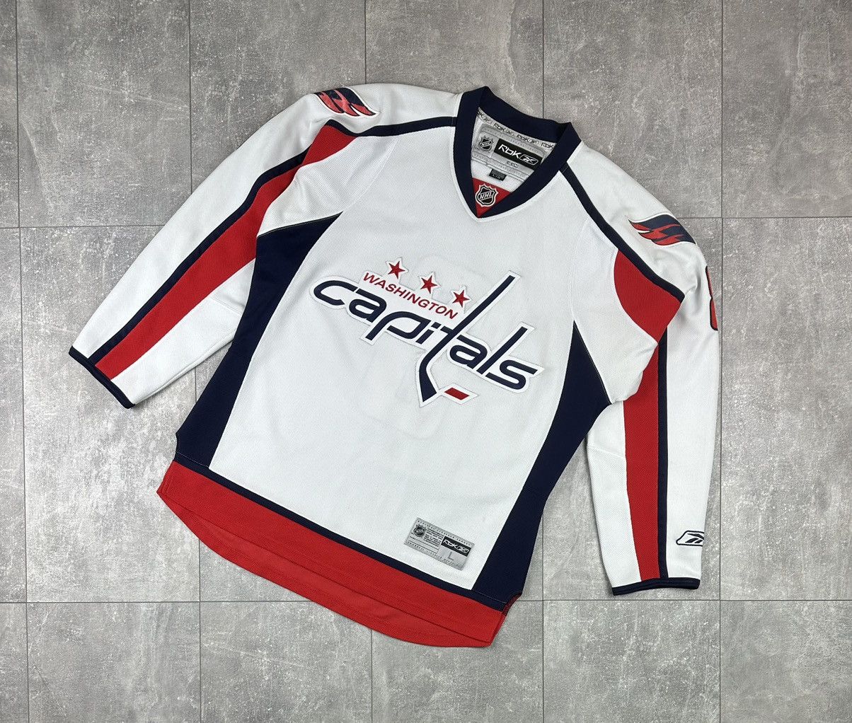 Reebok Reebok Washington Capitals CCM Ovechkin #8 NHL Hockey Jersey Size US L / EU 52-54 / 3 - 1 Thumbnail