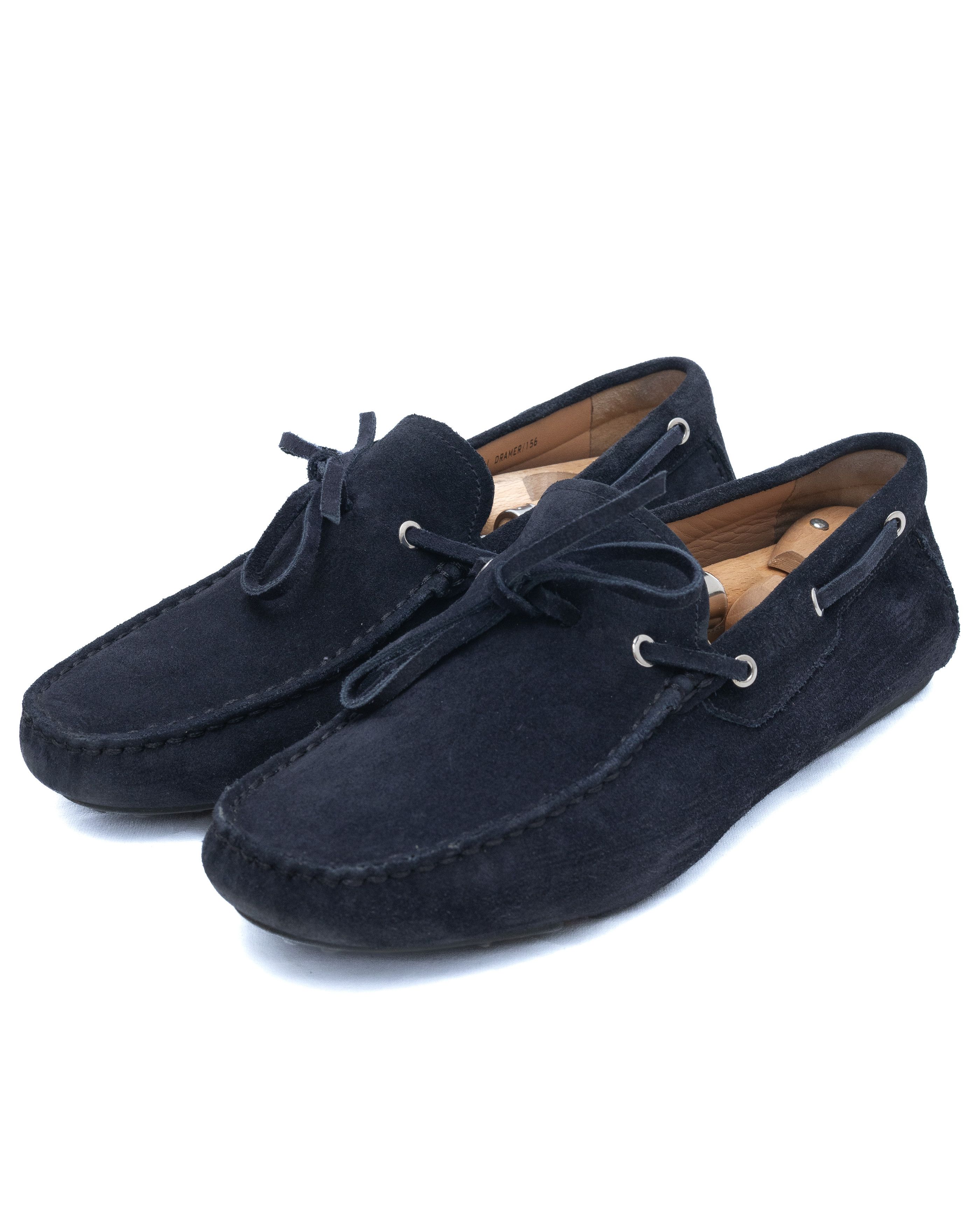 BALLY Dramer Suede Driver Loafers