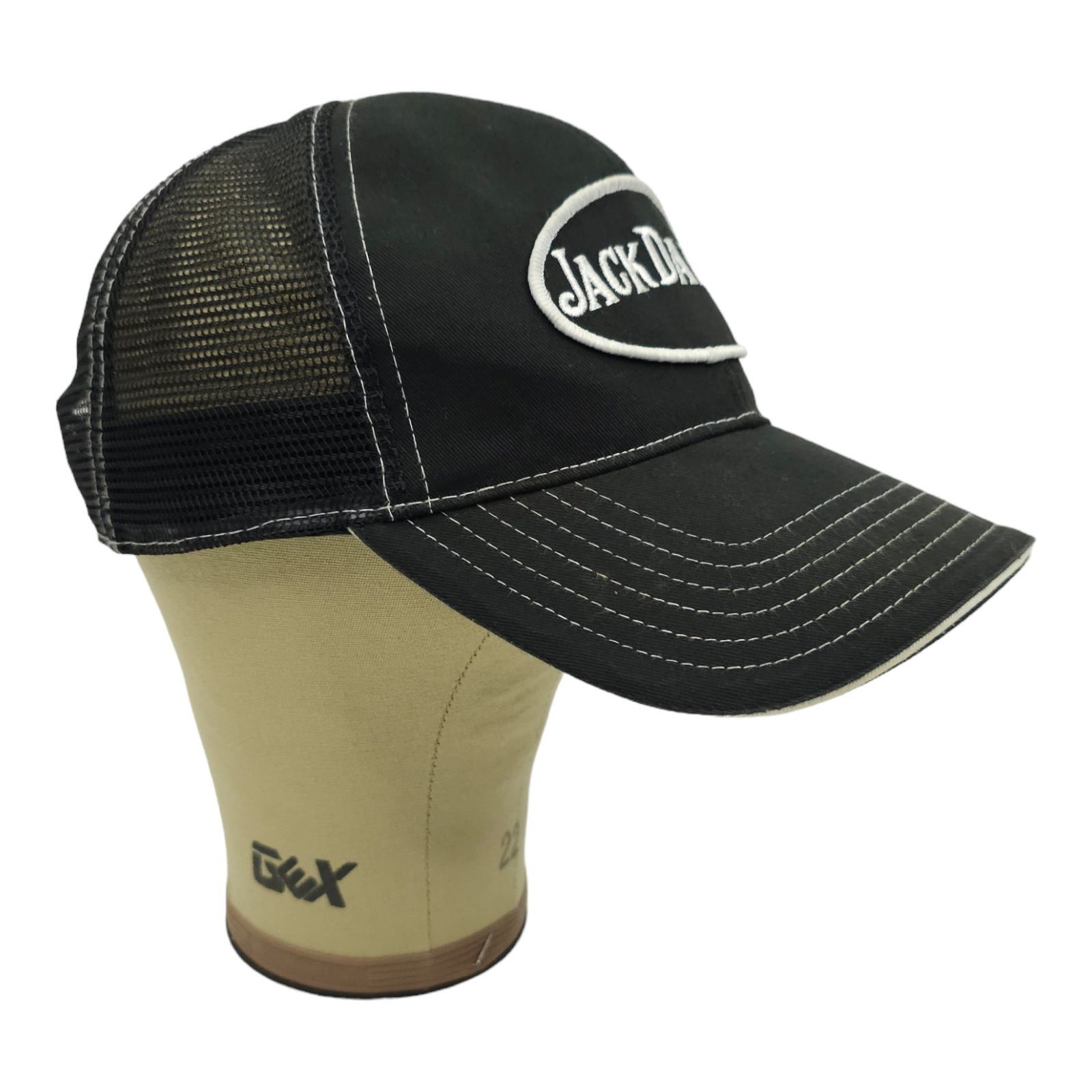 Other Jack Daniels Logo Embroidered Mesh Snapback Cap Trucker Hat Size ONE SIZE - 3 Thumbnail
